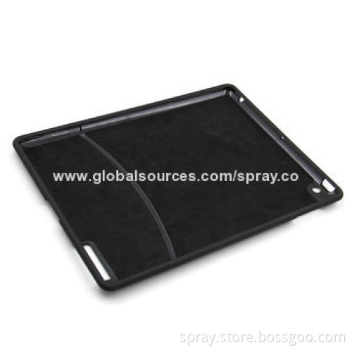 Rubber Coated PC Cases for iPad 2, 3, Designed with Two Interlocking Pieces for Easy Installation